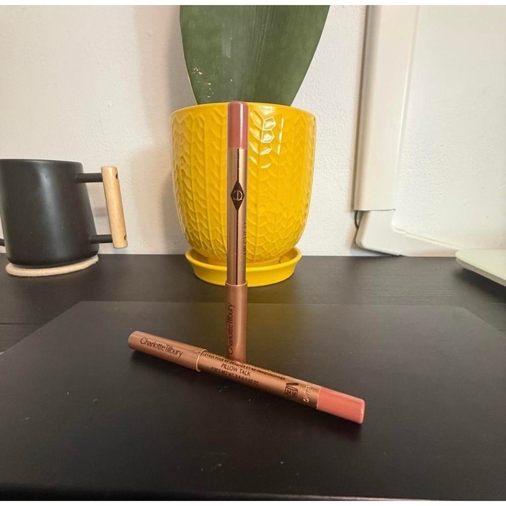 Charlotte Tilbury lip cheat in pillow talk X2. .8g each New #lipstick #charlotte